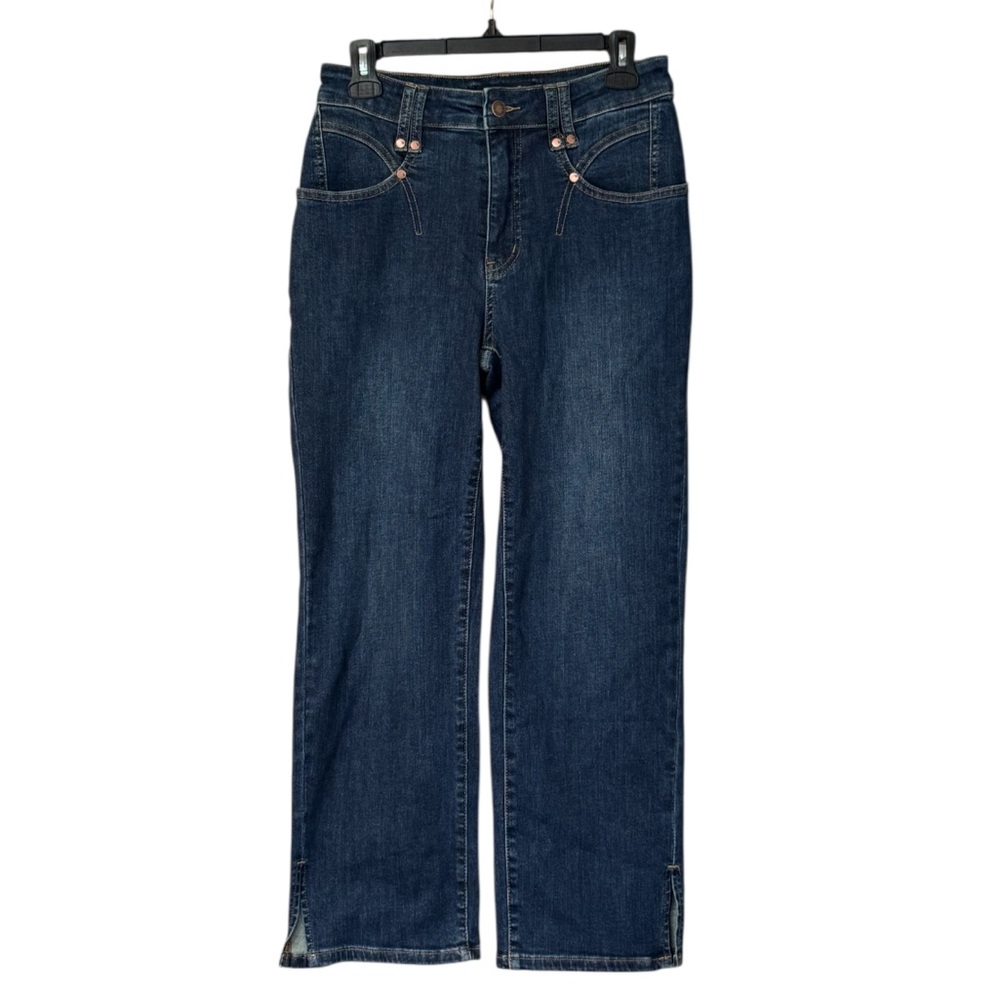 EUC Judy Blue High Waist Crop Straight Jeans SZ 7/28
